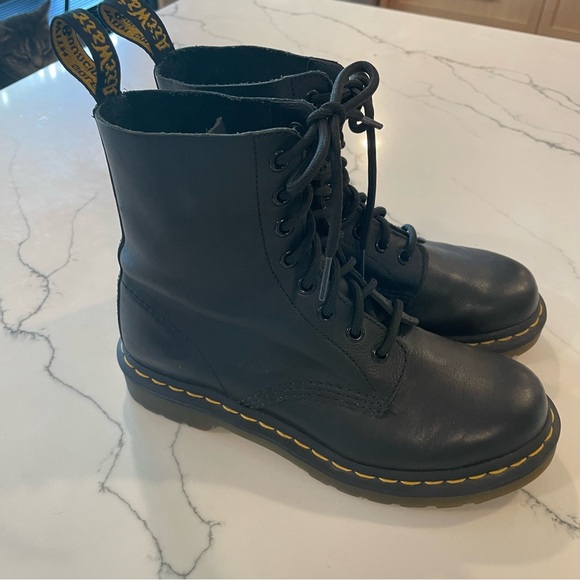 Dr. Martens Shoes - Dr. Martens Black Pascal Lace up Boots